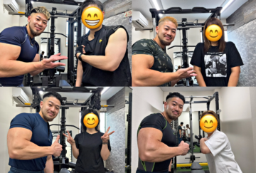 実際に通われているお客様との写真