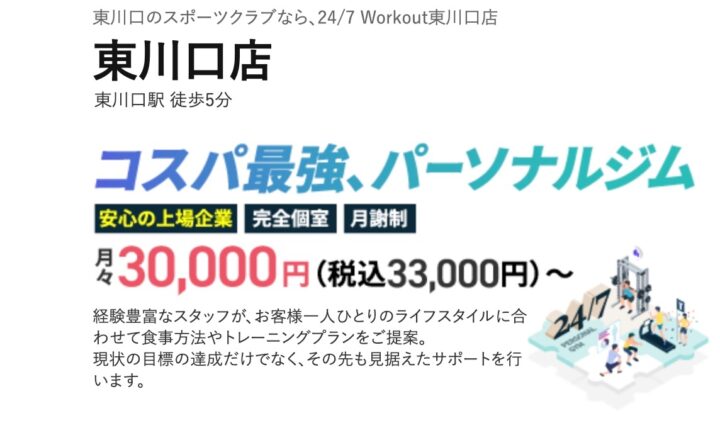 24/7Workout東川口店の画像